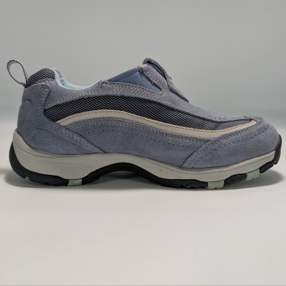 L.L. Bean Tek 2.5 Waterproof Hiking Slip-on Shoes - Grey & Blue - Picture 5 of 10